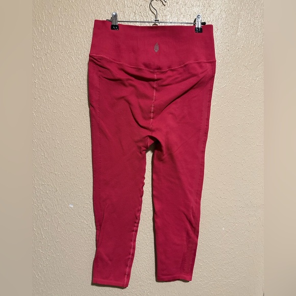 Free People Movement Free Throw Ribbed‎ Leggings Size Large - Picture 3 of 6